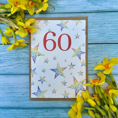 60th Birthday Card