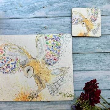 Barn Owl Coaster