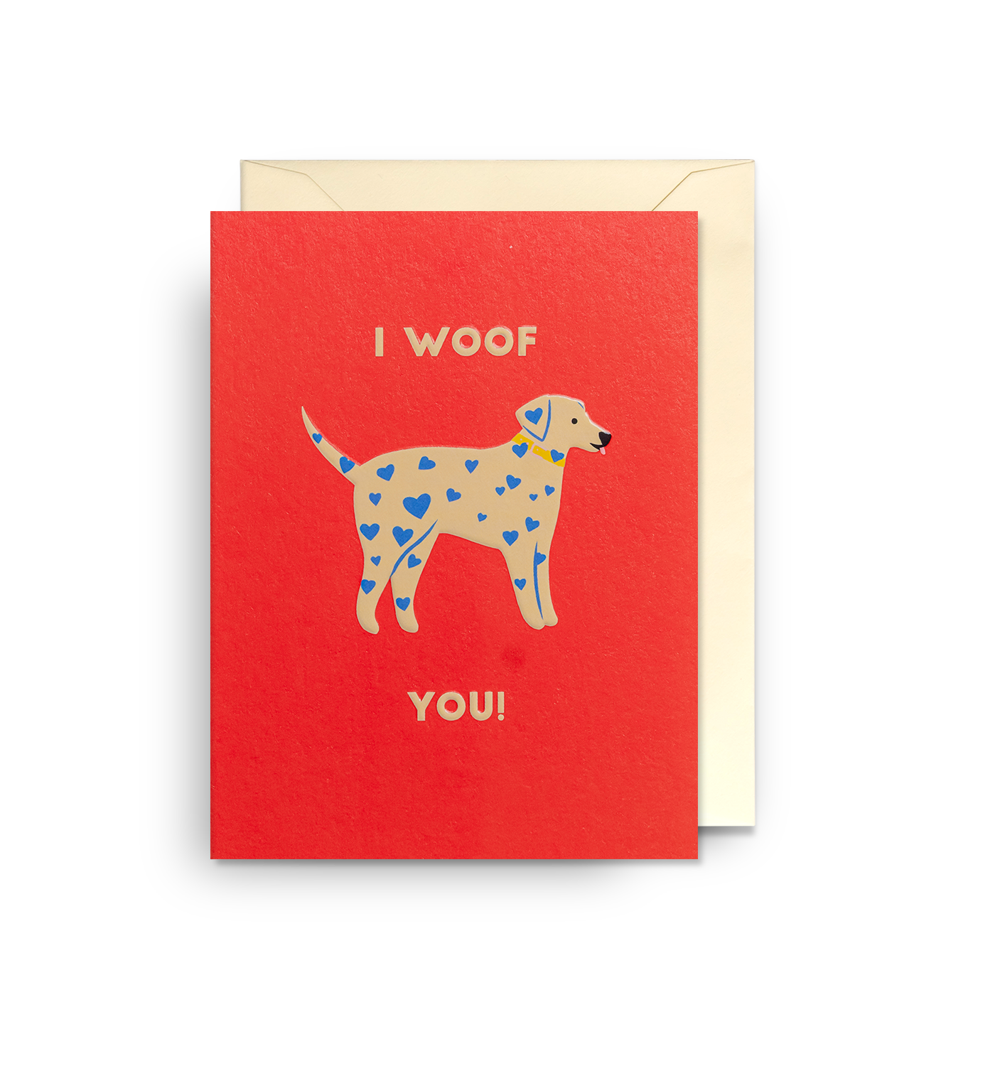I Woof You Mini Card
