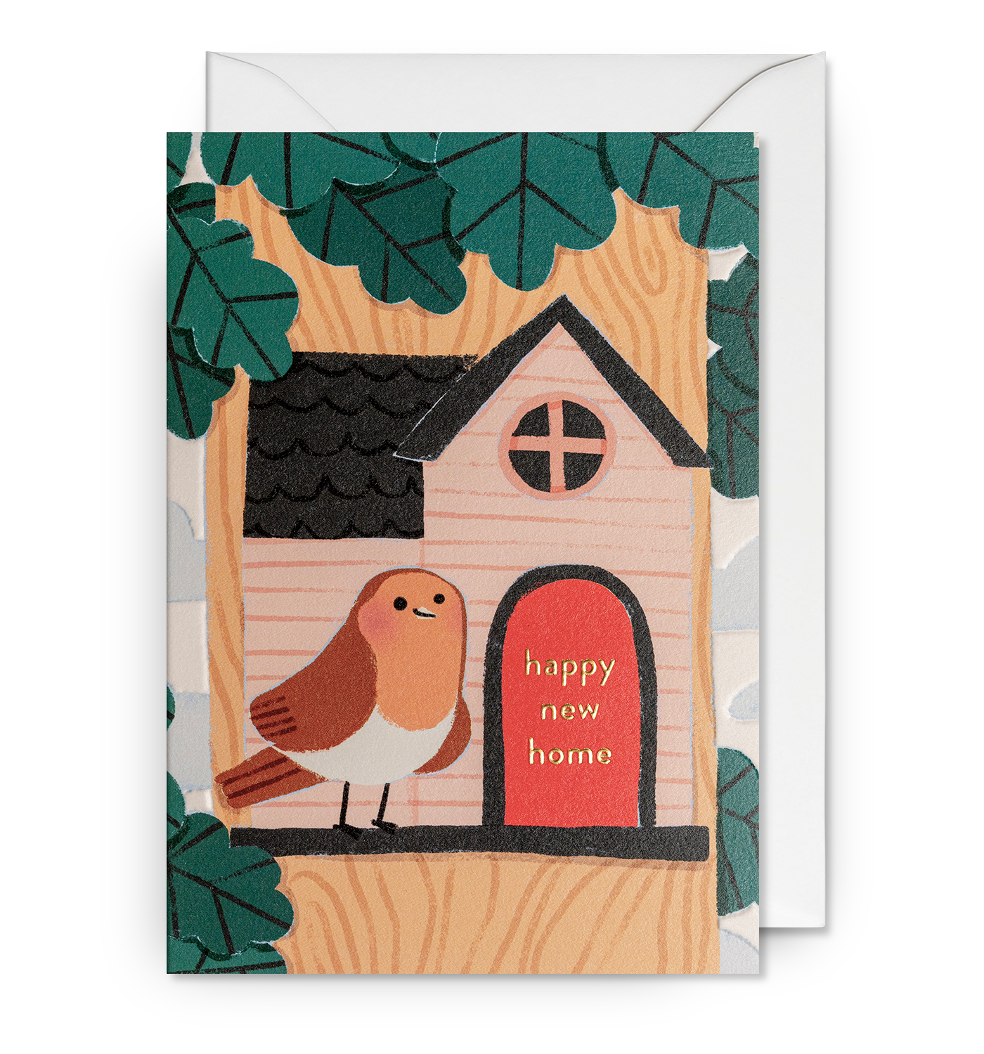 Bird House New Home Card