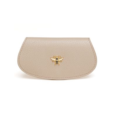 Alice Wheeler Bee Glasses Case - Stone