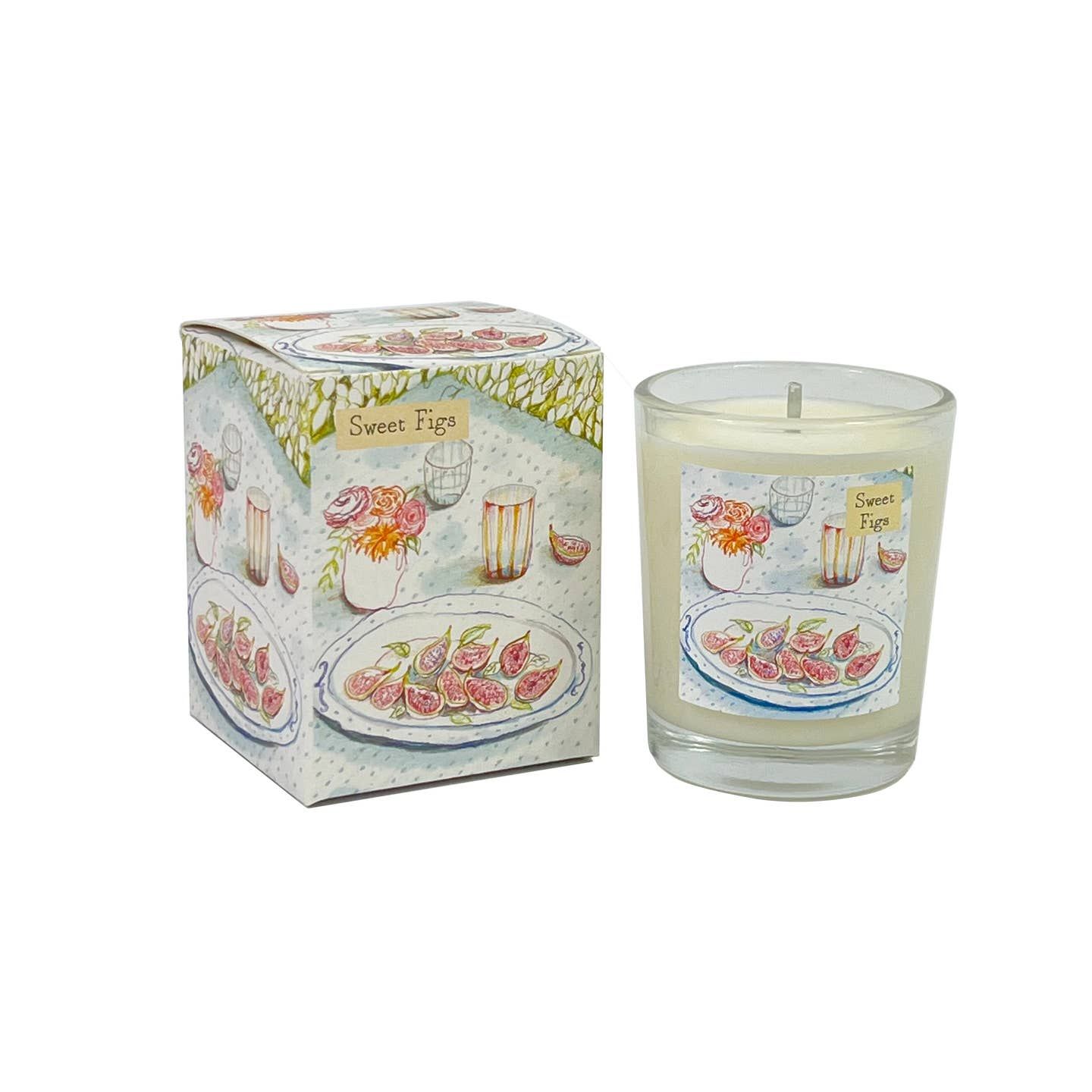 Summer Mediterranean Fig &amp; Olive 9cl Votive Candle