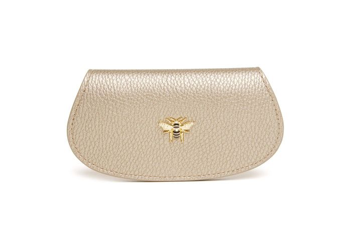 Alice Wheeler Bee Glasses Case - Bronze