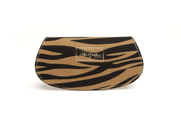 Alice Wheeler Glasses Case - Dark Zebra
