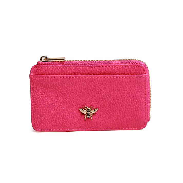 Alice Wheeler Bee Coin Purse - Hot Pink