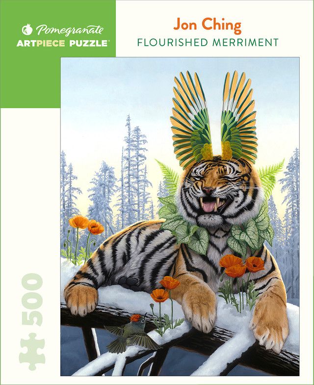 Jon Ching - Flourished Merriment 500 Piece Jigsaw Puzzle