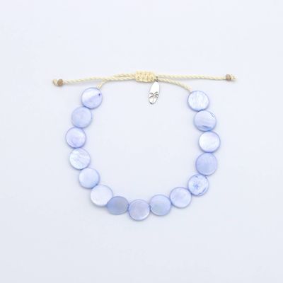 Disc Bracelet Mauve