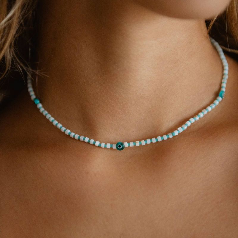 Evil Eye Bead Necklace