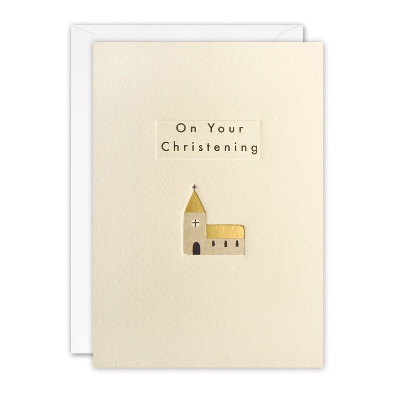 Christening Church Card
