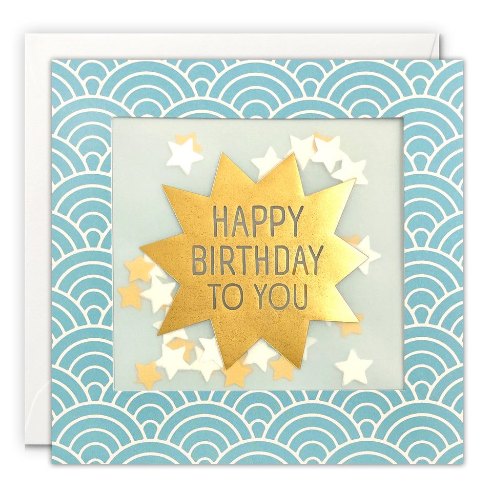 Art Deco Shakies Birthday Card
