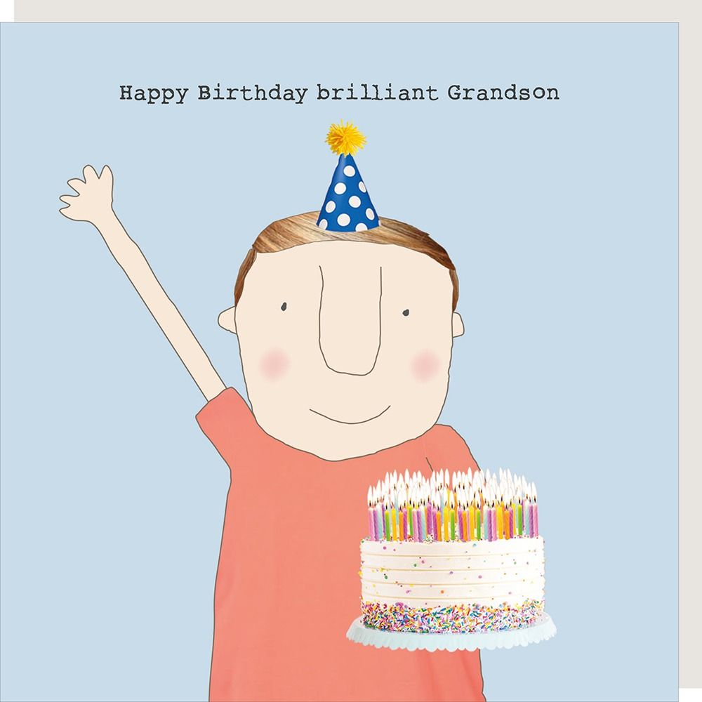 Brilliant Grandson Birthday Card