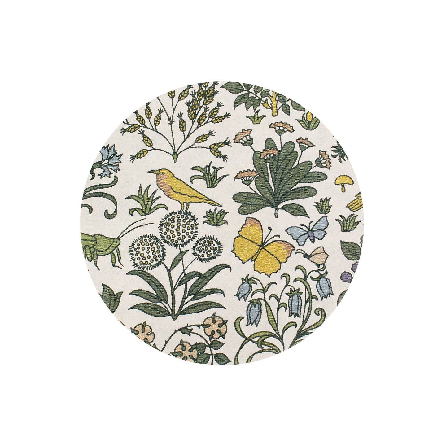 ACS Voysey Botanical Garden Set Of 2 Ceramic Coasters