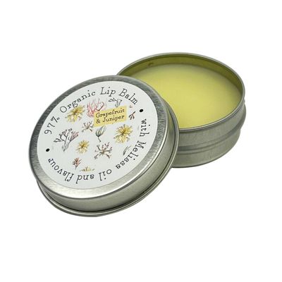 Organic Lip Balm - Grapefruit &amp; Juniper (Seaweed)