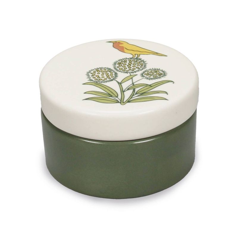ACS Voysey Botanical Garden Ceramic Mini Trinket Box