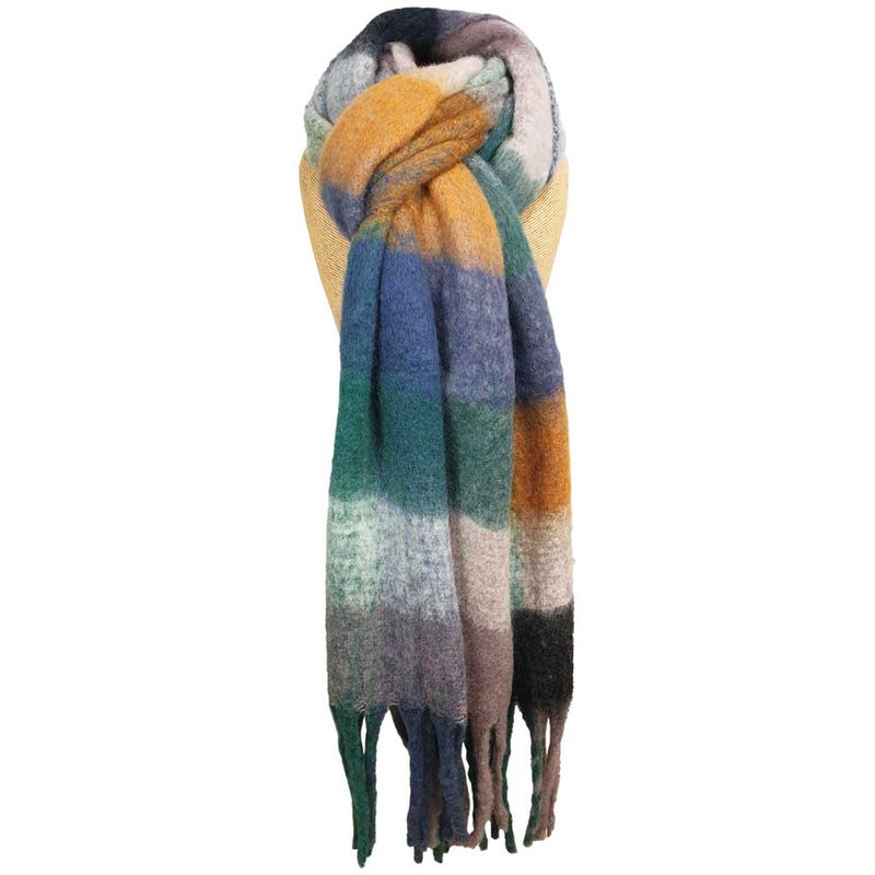 Lua Tartan Scarf Blue
