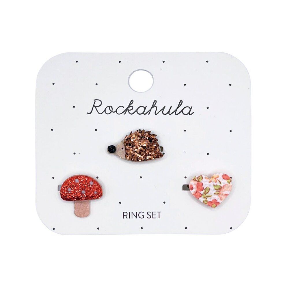Rockahula Hattie Hedgehog Ring Set