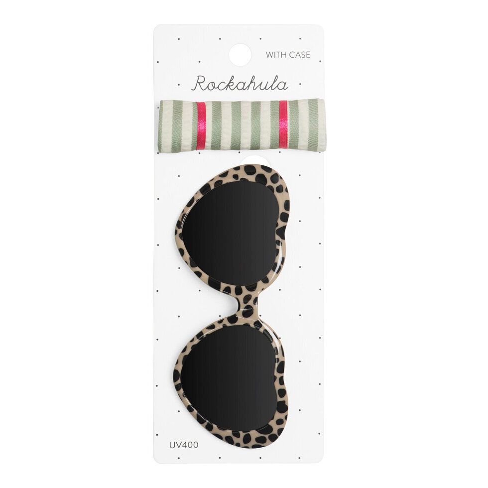 Rockahula Leopard Heart Kids&#39; Sunglasses