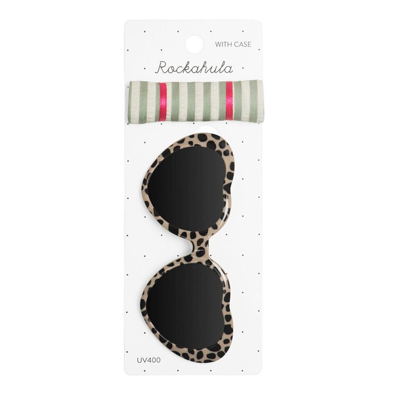 Rockahula Leopard Heart Kids' Sunglasses
