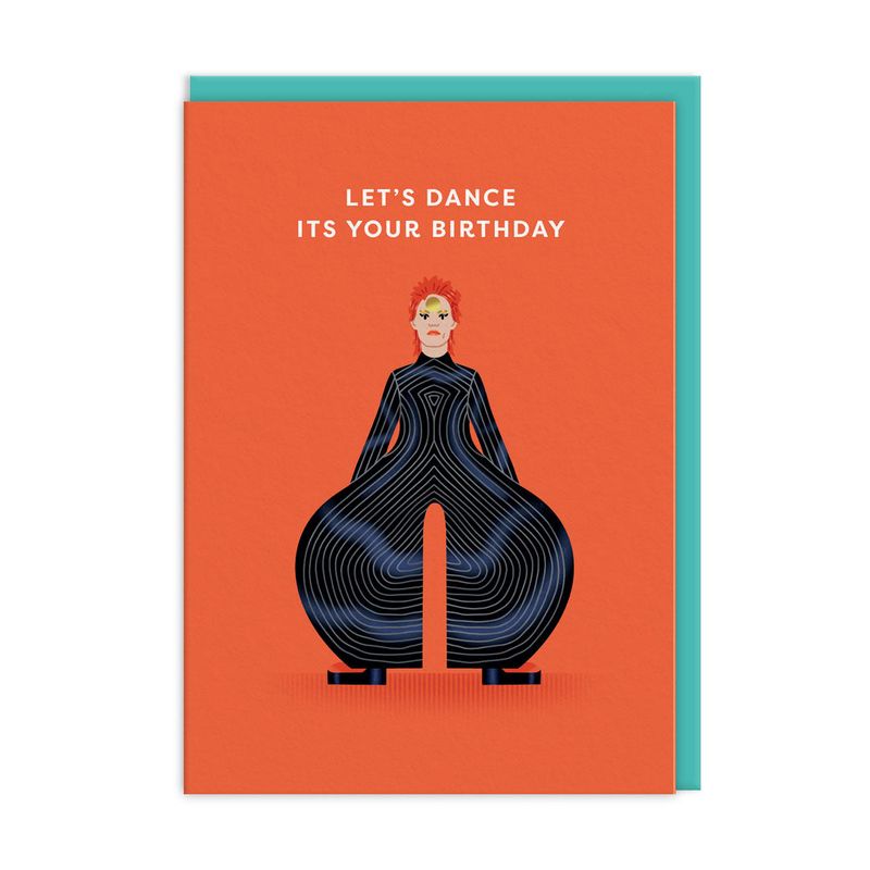 Icons David Bowie Birthday Card