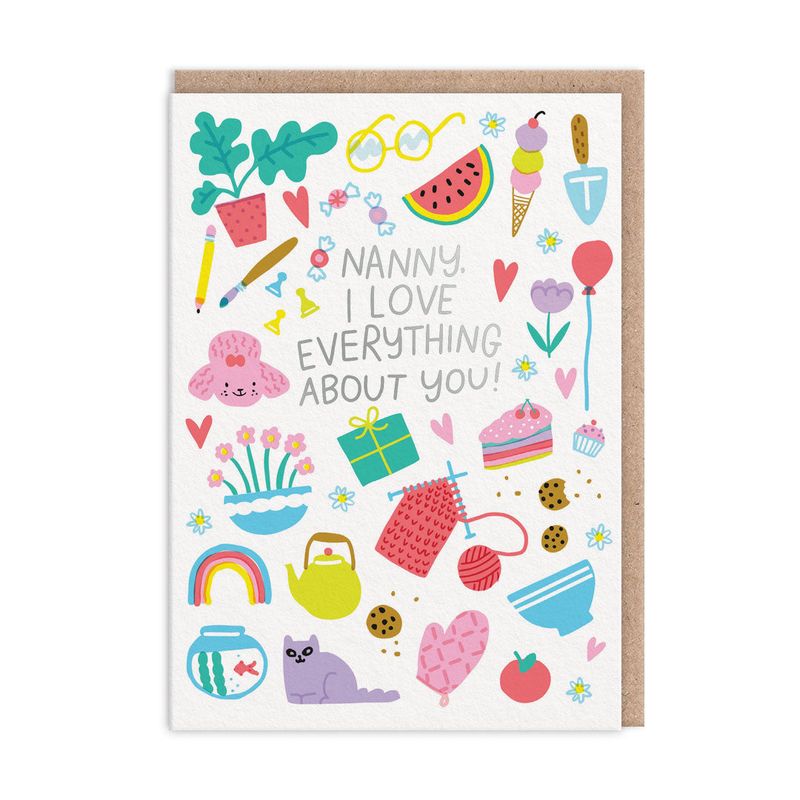 Nanny Love Everything Card