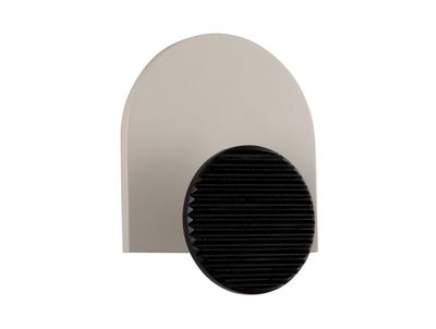 Present Time Coat Hanger Single Knob - Warm Grey