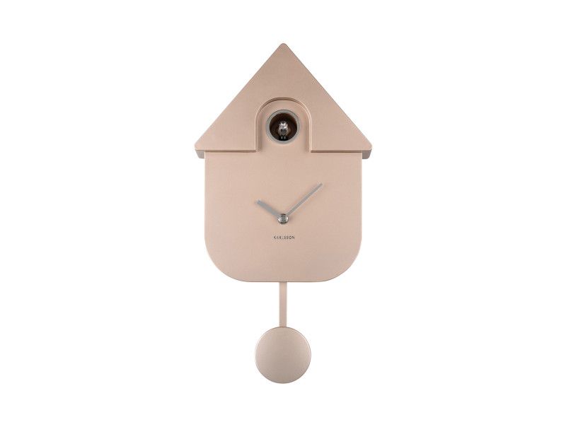 Karlsson Modern Cuckoo Clock - Metallic Rose Gold