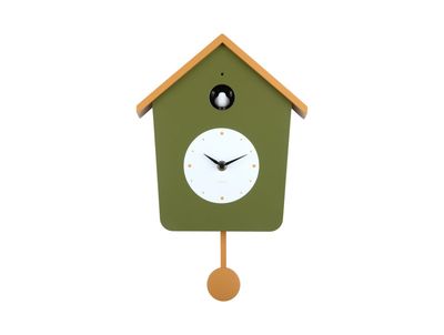 Karlsson Cuckoo Clock Light - Army Green &amp; Ochre Yellow