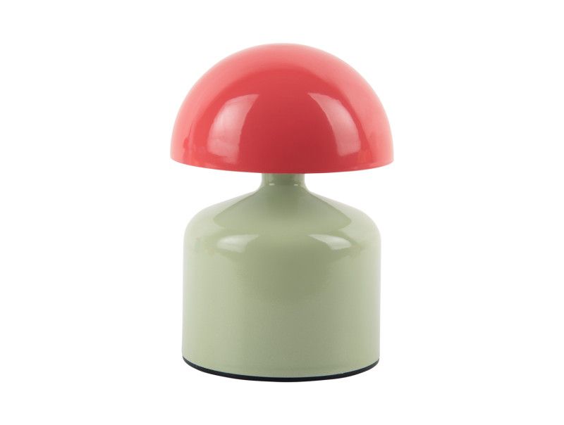 Leitmotiv Funky Impetu LED Table Lamp - Soft Green &amp; Scarlet Red