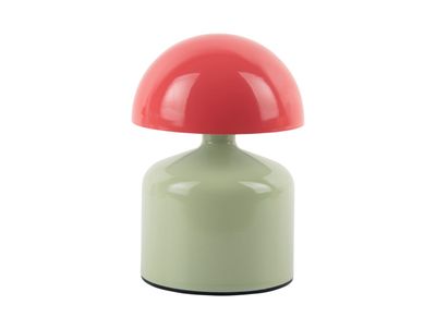 Leitmotiv Funky Impetu LED Table Lamp - Soft Green &amp; Scarlet Red