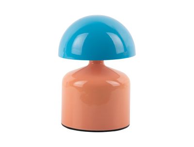 Leitmotiv Funky Impetu LED Table Lamp - Peach Orange &amp; Aqua Blue