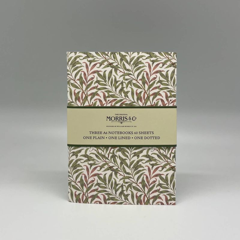 William Morris Set Of 3 A6 Notebooks