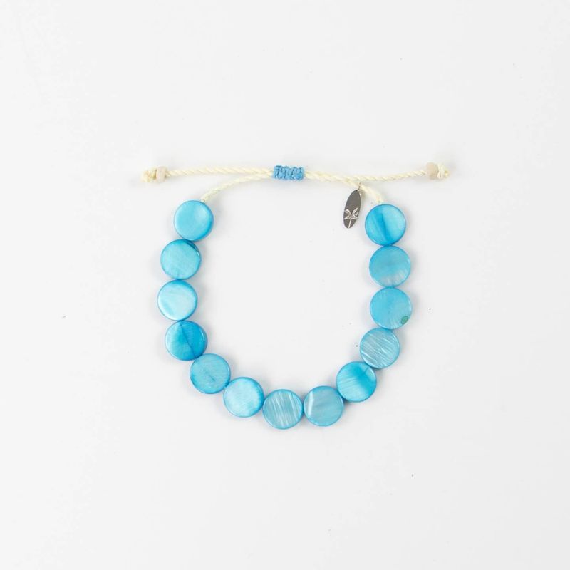 Disc Bracelet Blue