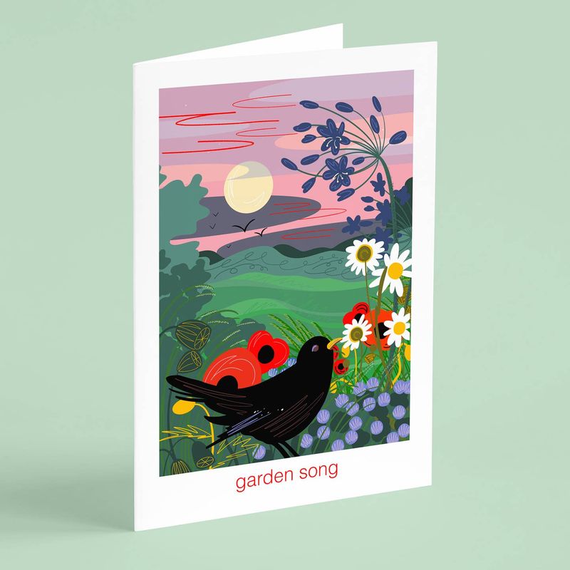 Let's Go Outside - Garden Song Card