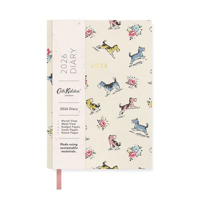 Cath Kidston Dogs A6 Hardback 2026 Diary