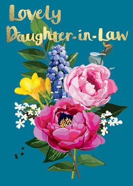 Daughter-in-law Flowers Card