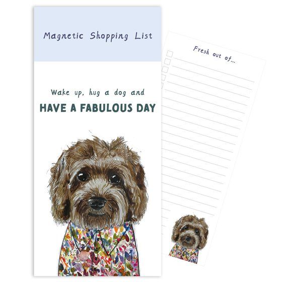 Fab day magnetic notepad