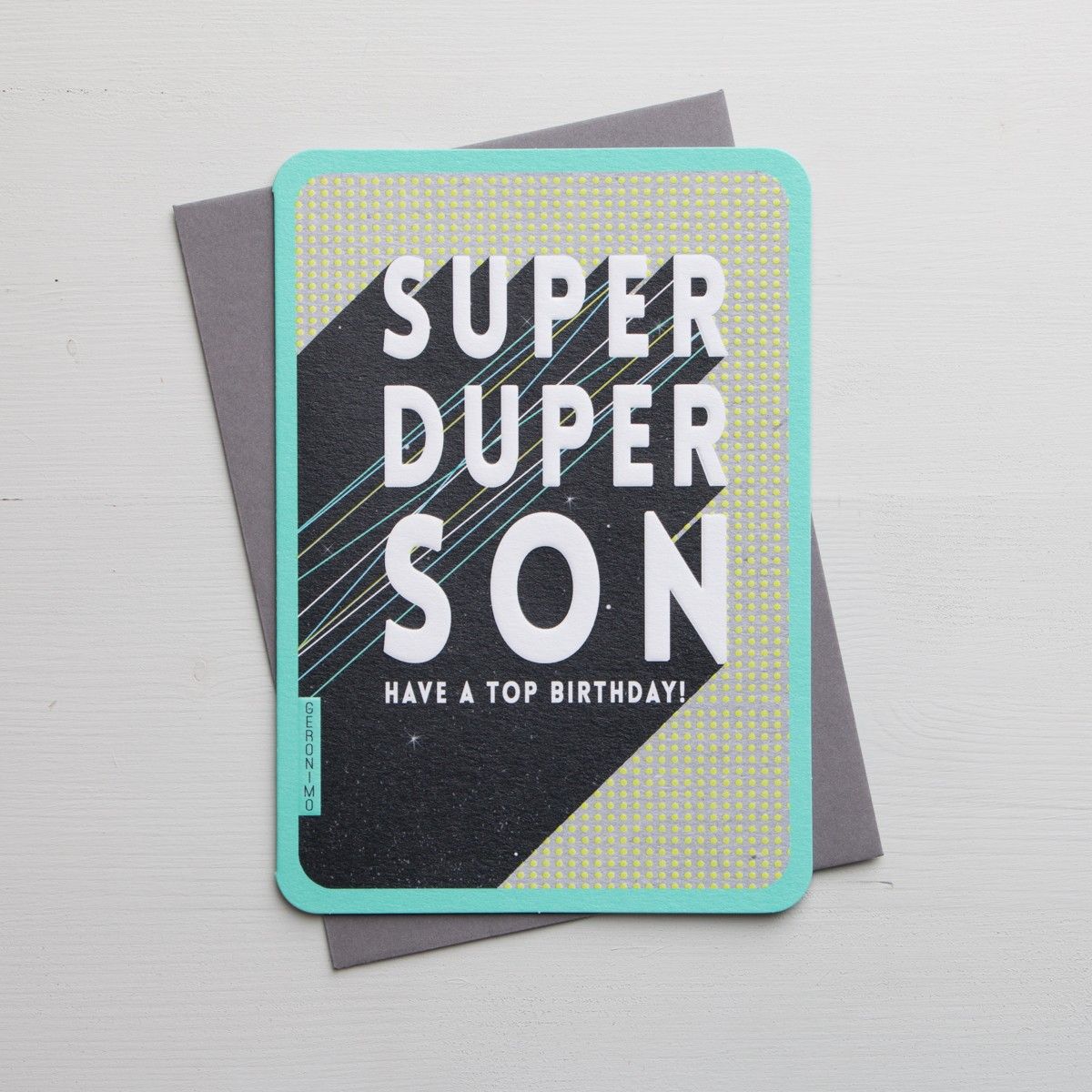 Super Duper Son Birthday Card