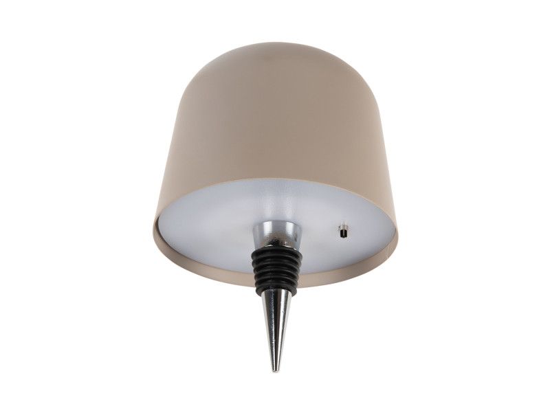 Leitmotiv Cone Hat LED Bottle Lamp - Grey