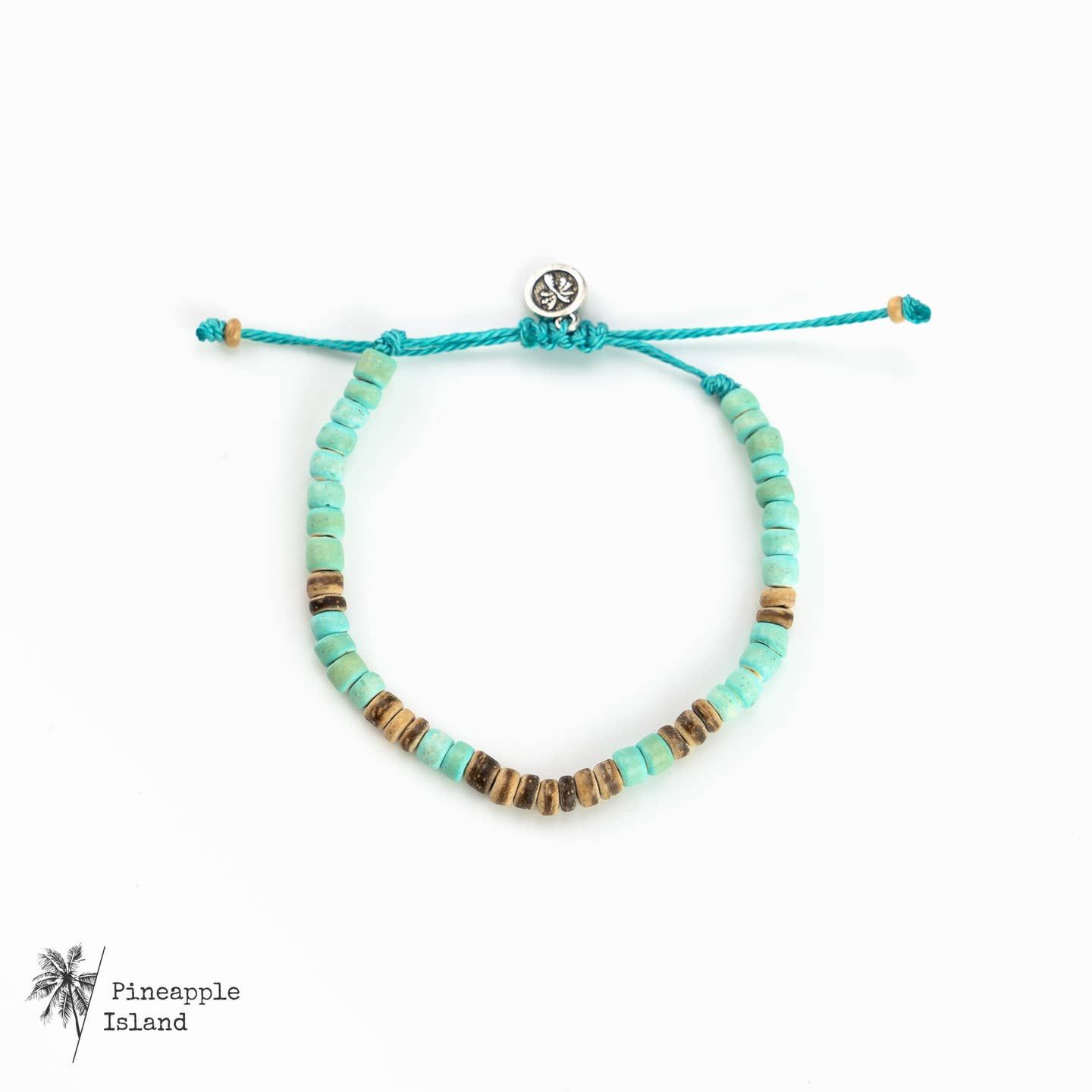 Green Wooden Bead Bracelet