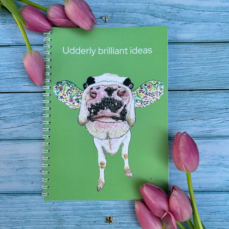 Cow A5 Lined Notebook