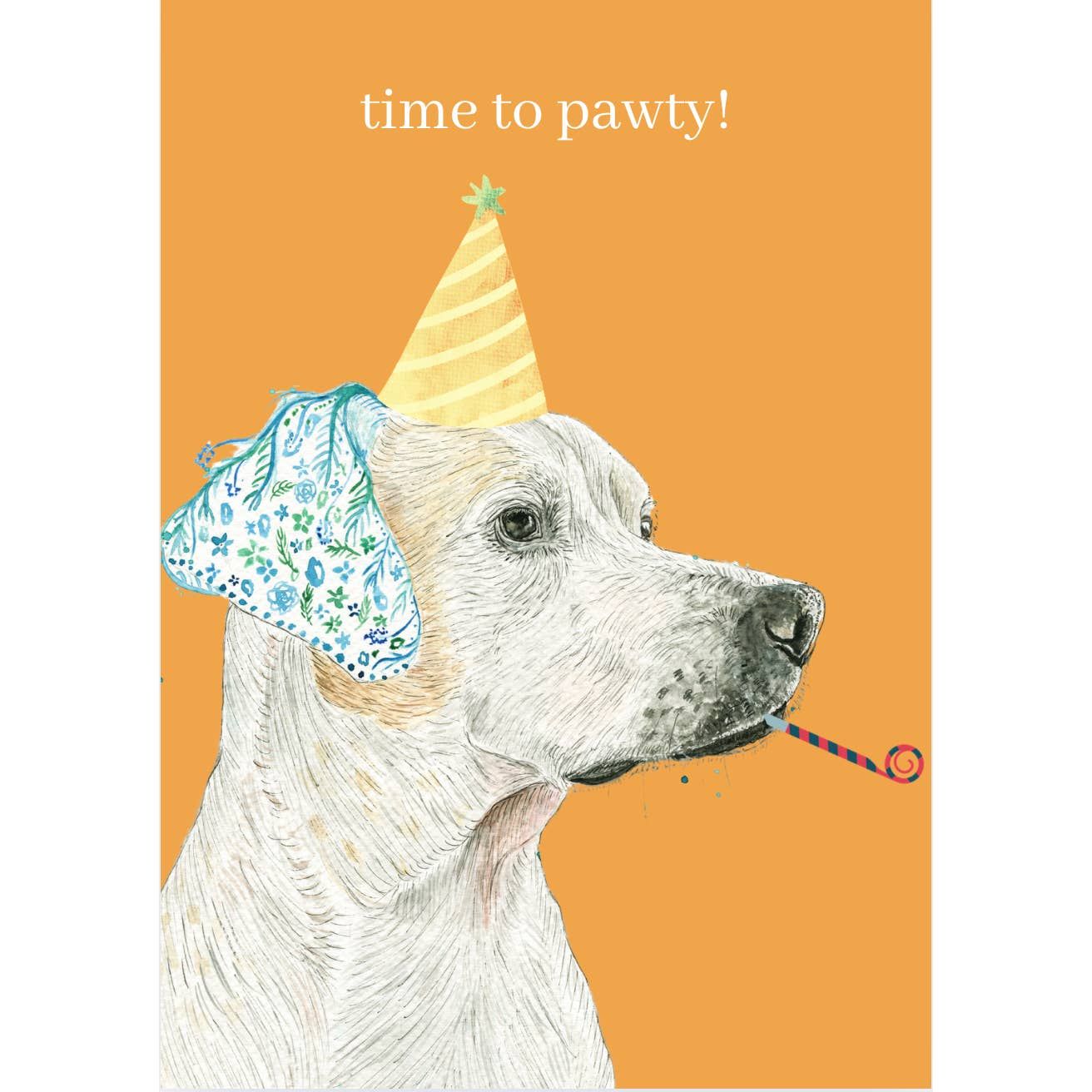 Time To Pawty Card