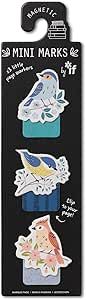 Magnetic Bookmarks Set Of 3 - Birds