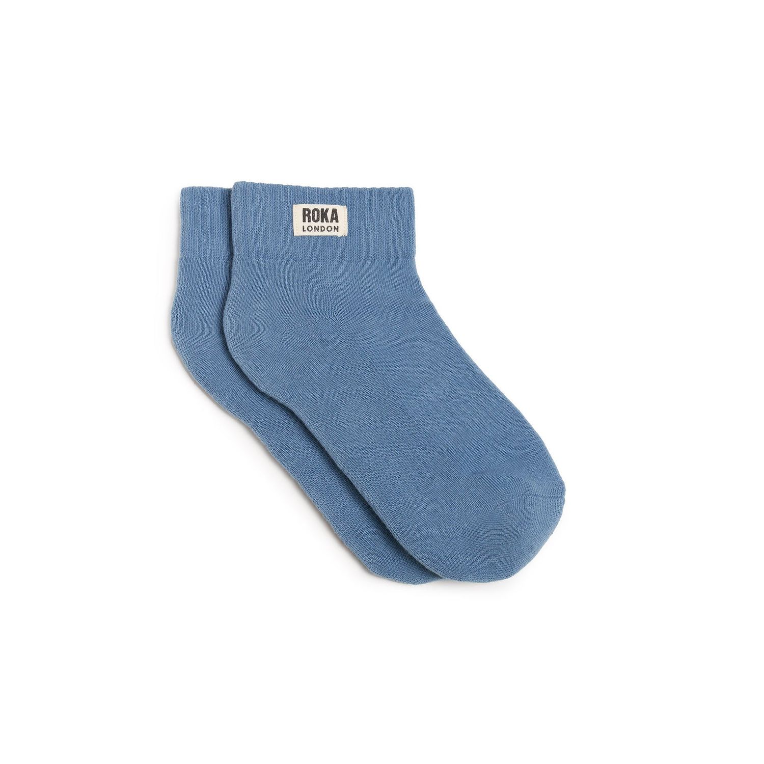 Roka London Wembley Organic Cotton Socks - Airforce (One Size)