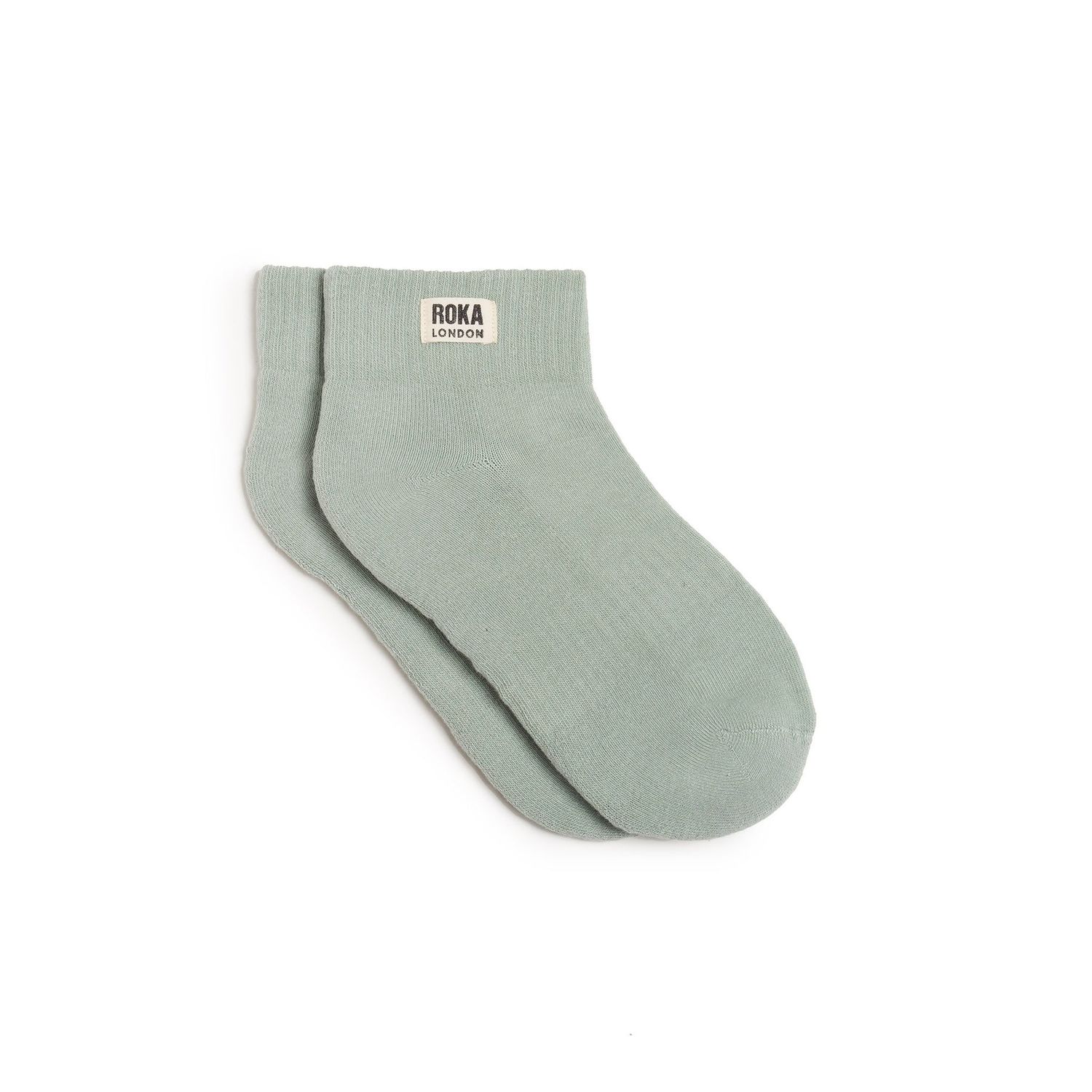 Roka London Wembley Organic Cotton Socks - Mist (One Size)