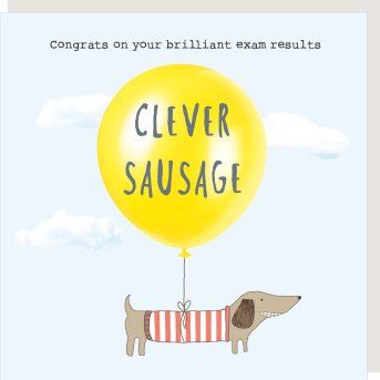 Clever Sausage Exam Results Card