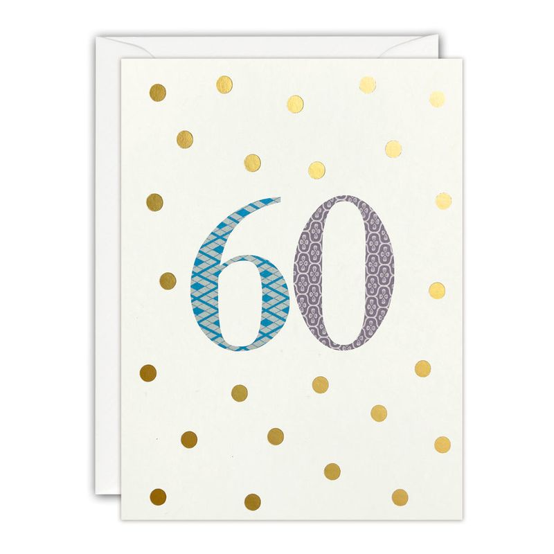 Age 60 Mini Card
