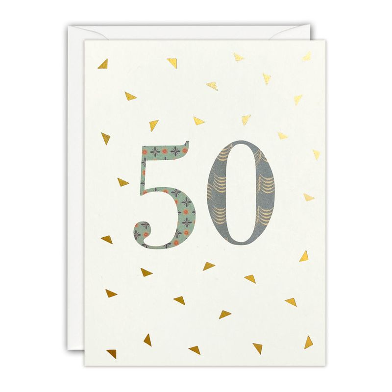 Age 50 Mini Card