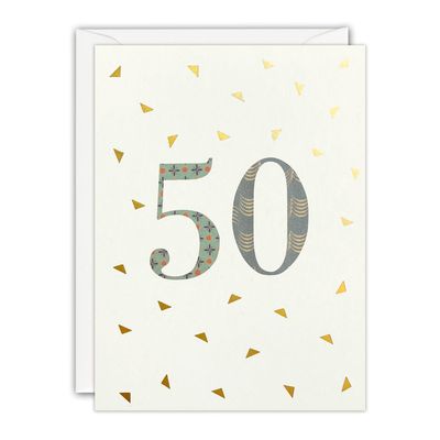 Age 50 Mini Card