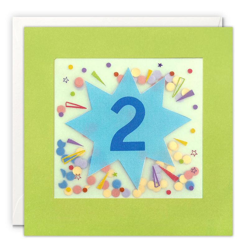 2 Starburst Paper Shakies Card