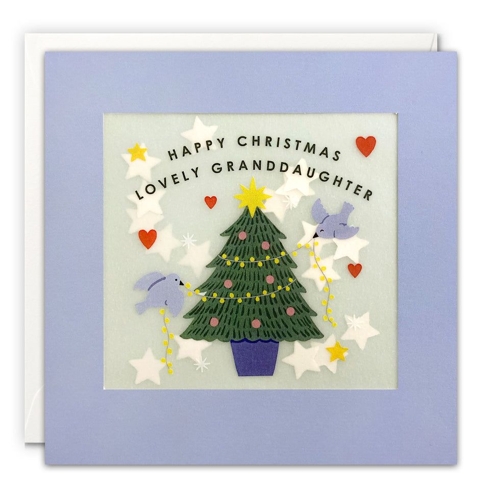 Christmas Tree Granddaughter Shakies Card
